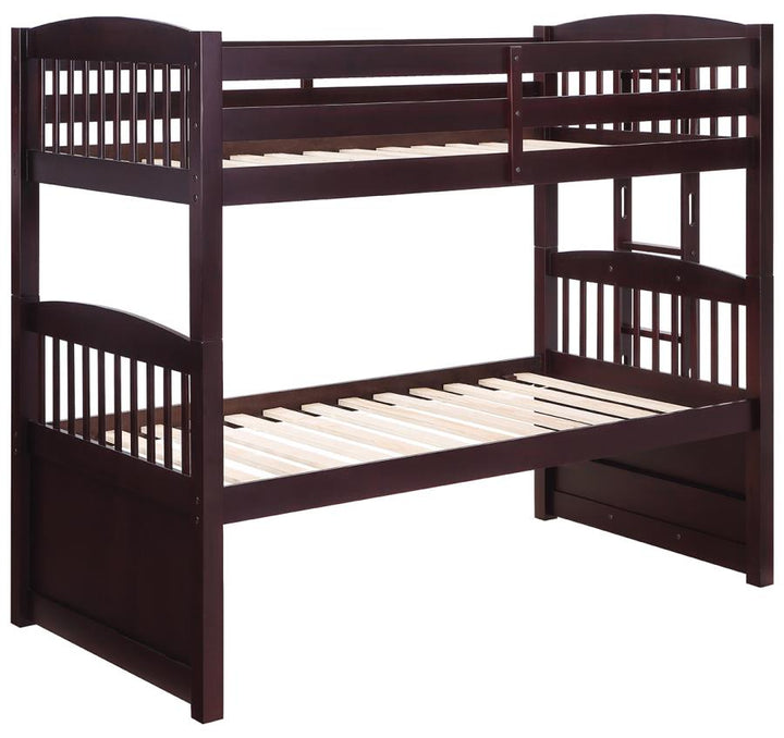 Kensington Twin over Twin Bunk Bed with Trundle Cappuccino_5