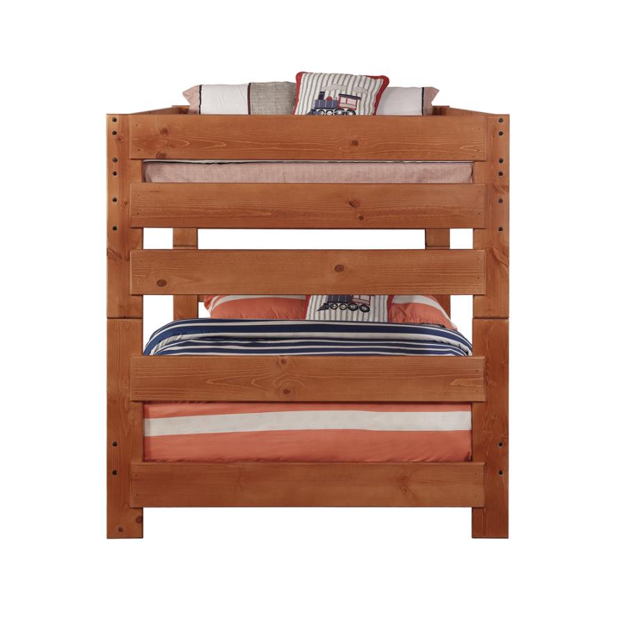 Wrangle Hill Full over Full Bunk Bed Amber Wash_6