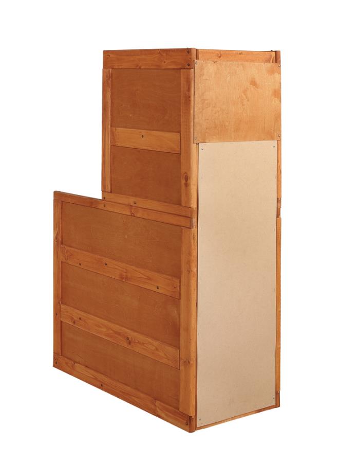 Wrangle Hill 4-drawer Stairway Chest Amber Wash_7