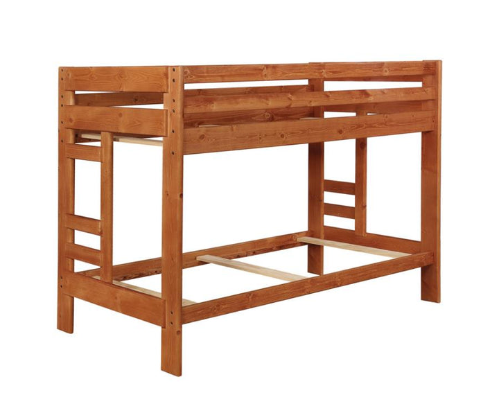 Wrangle Hill Twin over Twin Bunk Bed Amber Wash_2
