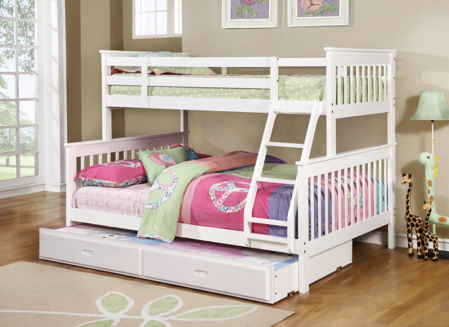 Chapman Twin over Full Bunk Bed White_0