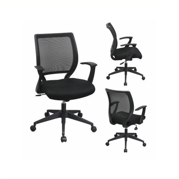 Office Star Products - Fabric Task Chair - Black_3