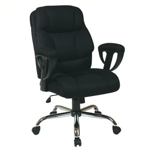 Office Star Products - Big Man's Mesh Executive Chair - Black_0