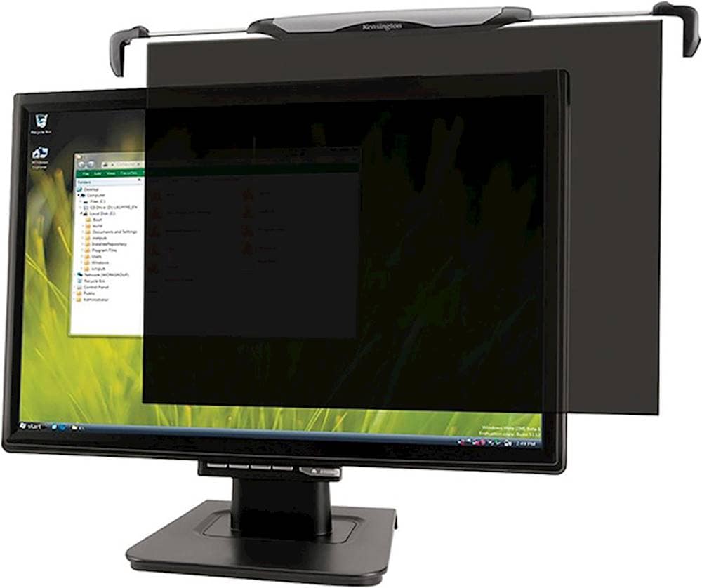 Kensington - Snap2 Privacy Screen Protector for 22" - 24" Widescreen Monitors - Black_1
