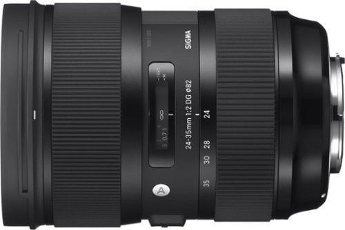 Sigma - 24-35mm f/2 DC HSM Art Standard Zoom Lens for Canon - Black_0