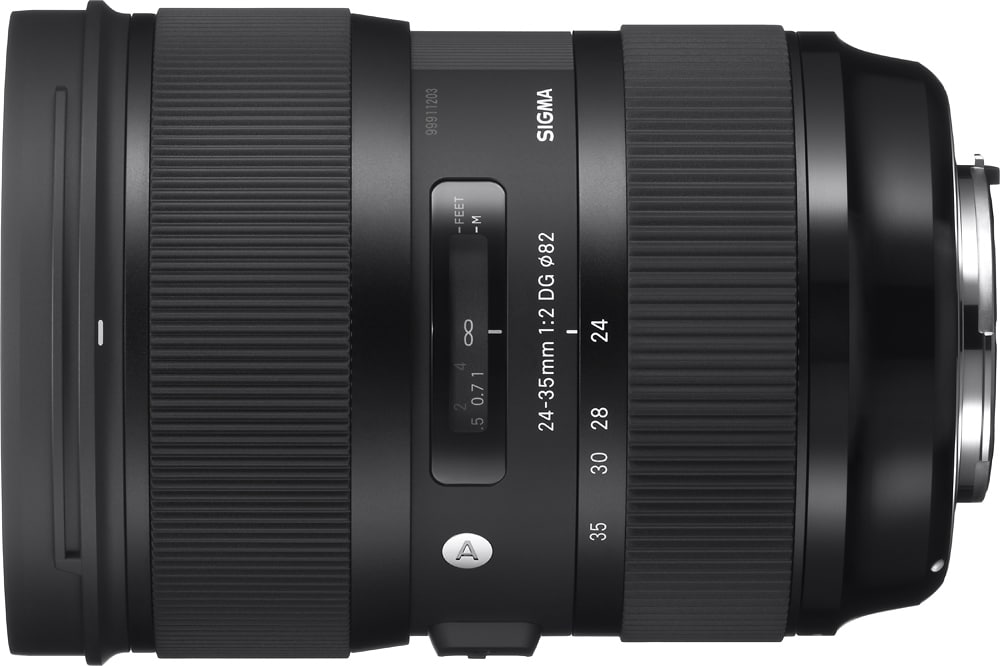 Sigma - 24-35mm f/2 DC HSM Art Standard Zoom Lens for Canon - Black_1