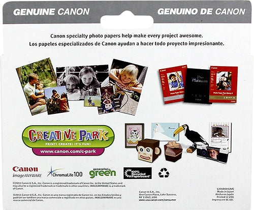 Canon - PG-240XL/CL-241XL/GP-502 2-Pack High-Yield - Black/Color Ink Cartridges + Photo Paper - Black/multicolor_2