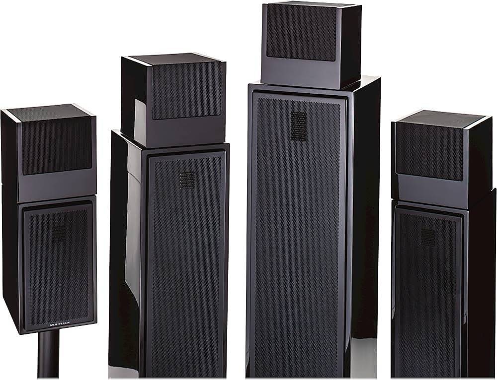 MartinLogan - Motion 5-1/4" Passive 2-Way Height Channel Speakers (Pair) - High Gloss Black_1
