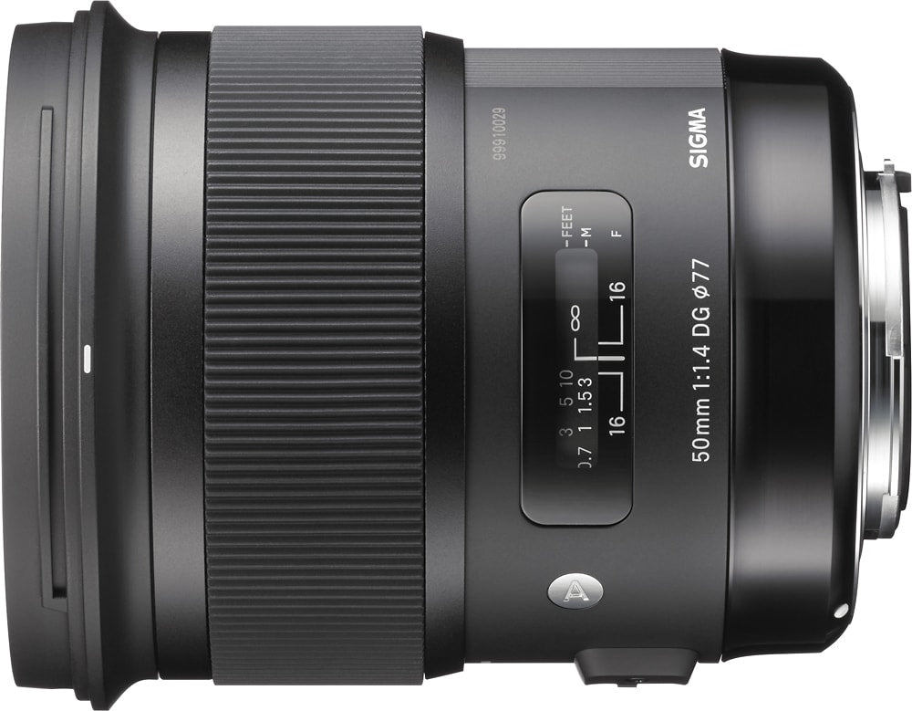 Sigma - 50mm f/1.4 Art DG HSM Lens for Nikon SLR Cameras - Black_1