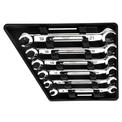 6pc Metric Double End Flare Nut Wrench Set_0
