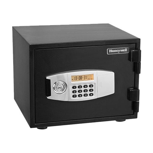 Honeywell - 0.5 Cu. Ft. Fire- and Water-Resistant Security Safe with Digital and Key Lock - Black_0