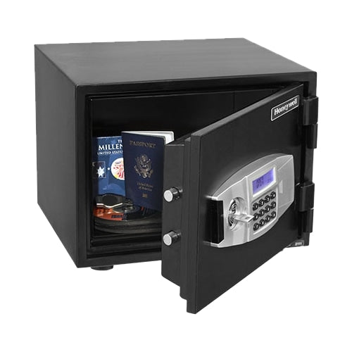 Honeywell - 0.5 Cu. Ft. Fire- and Water-Resistant Security Safe with Digital and Key Lock - Black_2