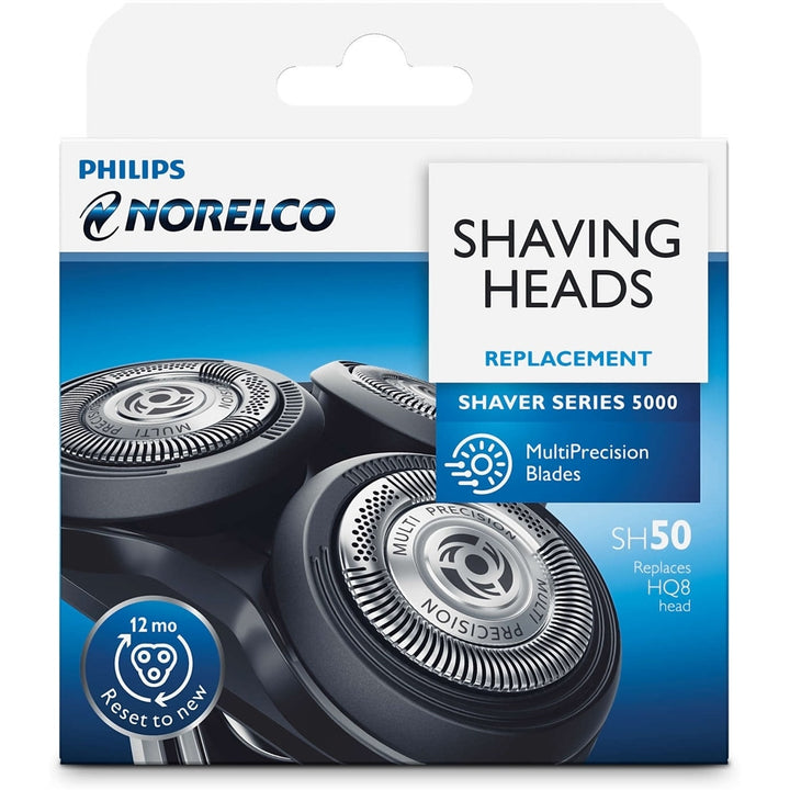 Philips Norelco - SH50/52 Replacement Head for Series 5000 Shavers - Silver_4
