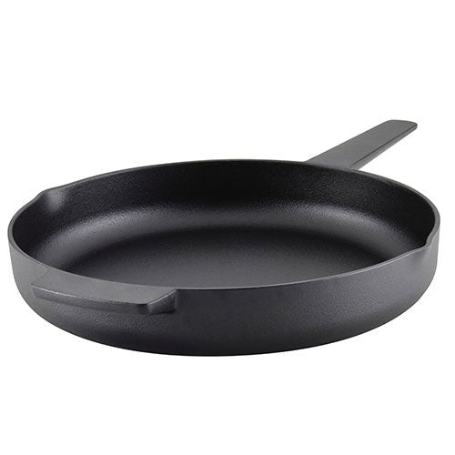 12" Pre-Seasoned Cast Iron Frying Pan_0