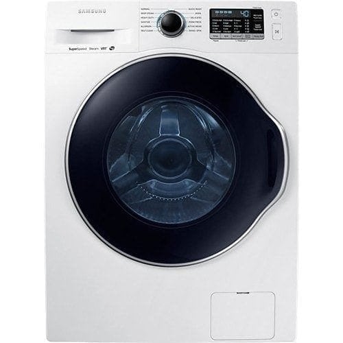Samsung - 2.2 Cu. Ft. High Efficiency Stackable Front Load Washer with Steam - White_0