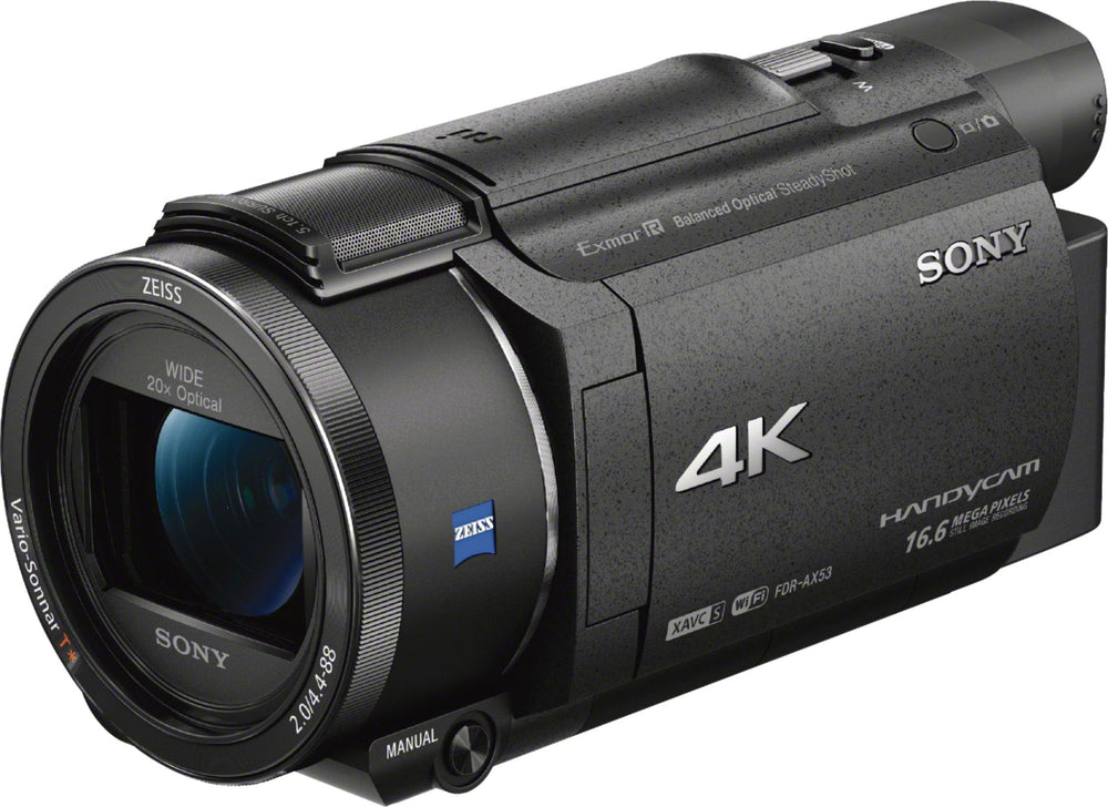 Sony - Handycam AX53 4K Flash Memory Premium Camcorder - Black_1