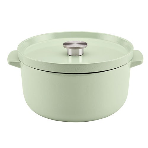 6qt Enamel Cast Iron Round Dutch Oven Pistachio_0