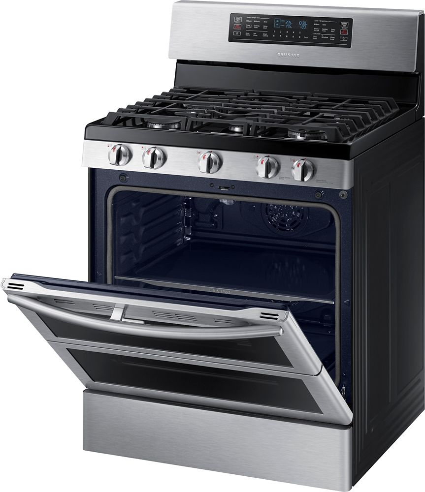 Samsung - Flex Duo™ 5.8 Cu. Ft. Self-Cleaning Freestanding Gas Convection Range - Stainless steel_15