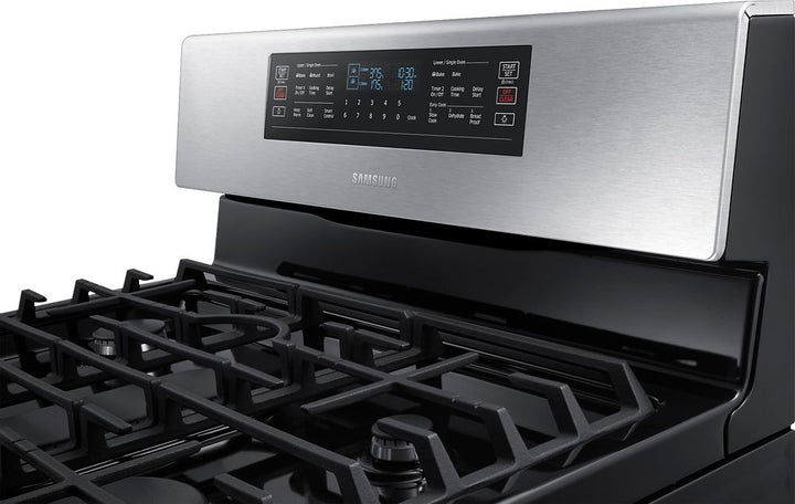 Samsung - Flex Duo™ 5.8 Cu. Ft. Self-Cleaning Freestanding Gas Convection Range - Stainless steel_14