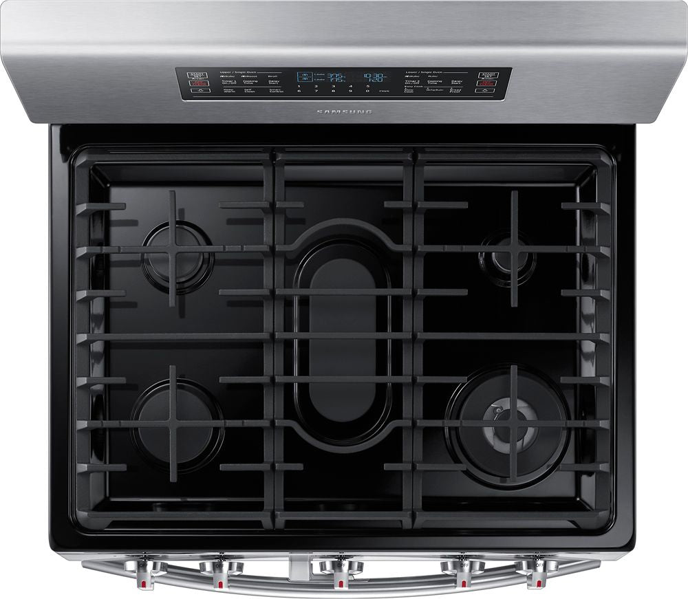 Samsung - Flex Duo™ 5.8 Cu. Ft. Self-Cleaning Freestanding Gas Convection Range - Stainless steel_13