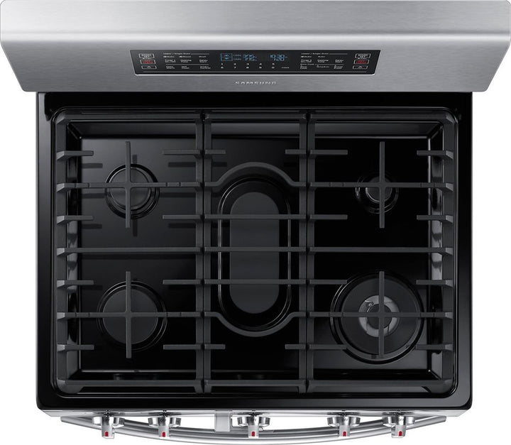 Samsung - Flex Duo™ 5.8 Cu. Ft. Self-Cleaning Freestanding Gas Convection Range - Stainless steel_13
