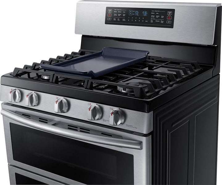 Samsung - Flex Duo™ 5.8 Cu. Ft. Self-Cleaning Freestanding Gas Convection Range - Stainless steel_12