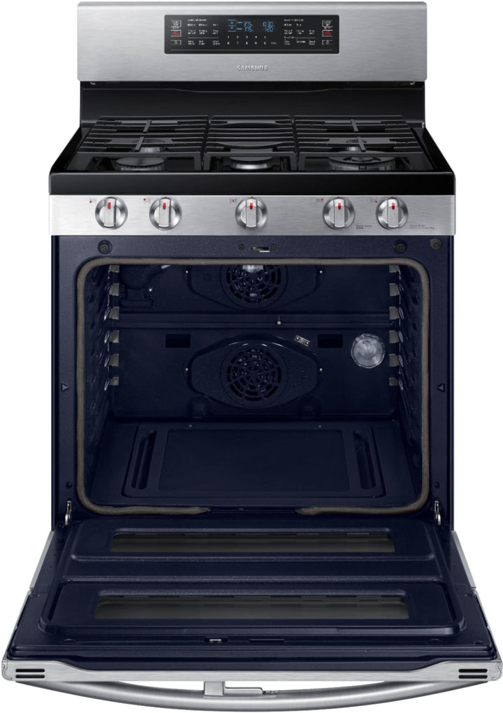 Samsung - Flex Duo™ 5.8 Cu. Ft. Self-Cleaning Freestanding Gas Convection Range - Stainless steel_10