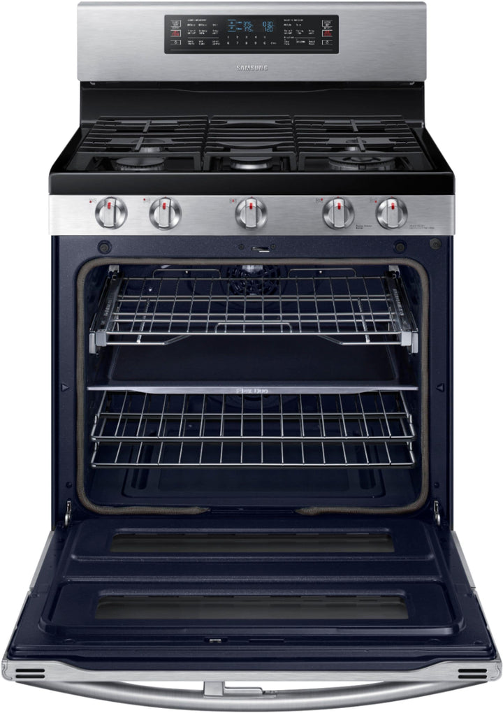 Samsung - Flex Duo™ 5.8 Cu. Ft. Self-Cleaning Freestanding Gas Convection Range - Stainless steel_9