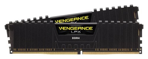 CORSAIR - Vengeance LPX CMK16GX4M2B3200C16 16GB (2PK X 8GB) 3200MHz DDR4 C16 DIMM Desktop Memory - Black_0