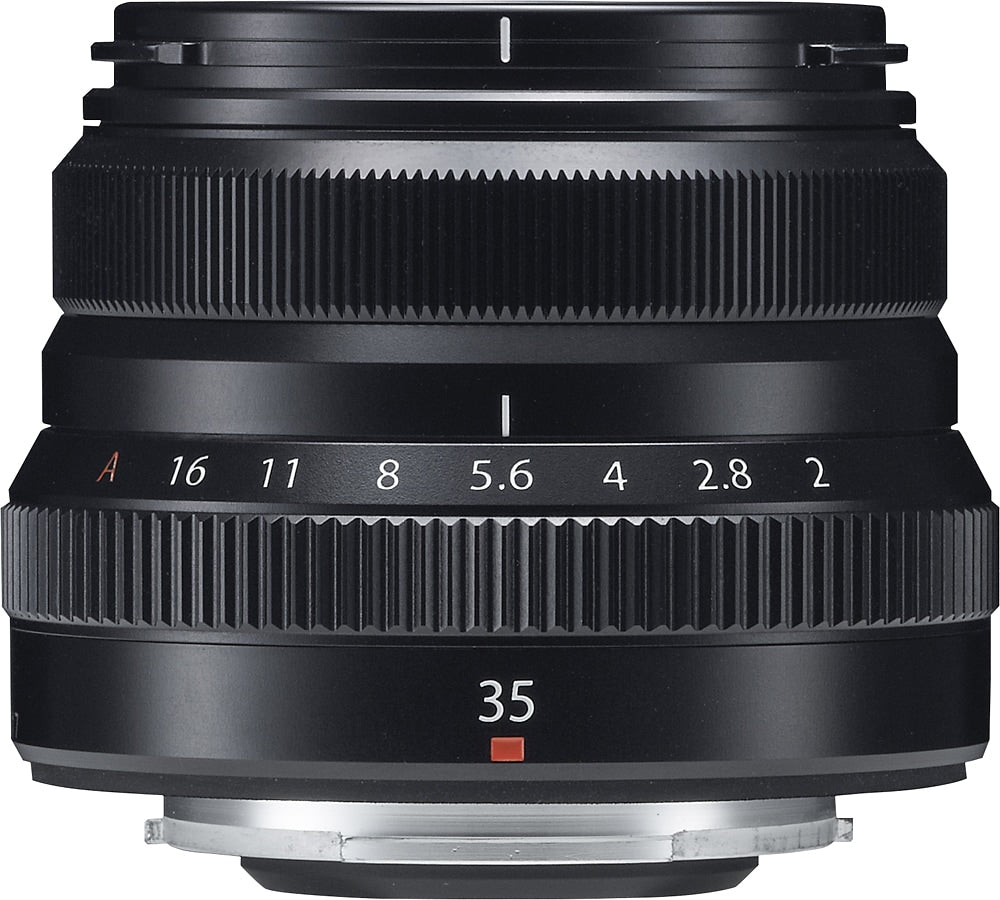 XF 35mm f/2 R WR Standard Lens for Fujifilm X-Mount System Cameras - black_2