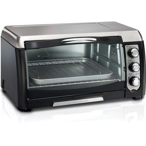 Hamilton Beach - 6 Slice Capacity Toaster Oven - Black_0