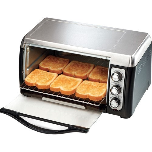 Hamilton Beach - 6 Slice Capacity Toaster Oven - Black_2