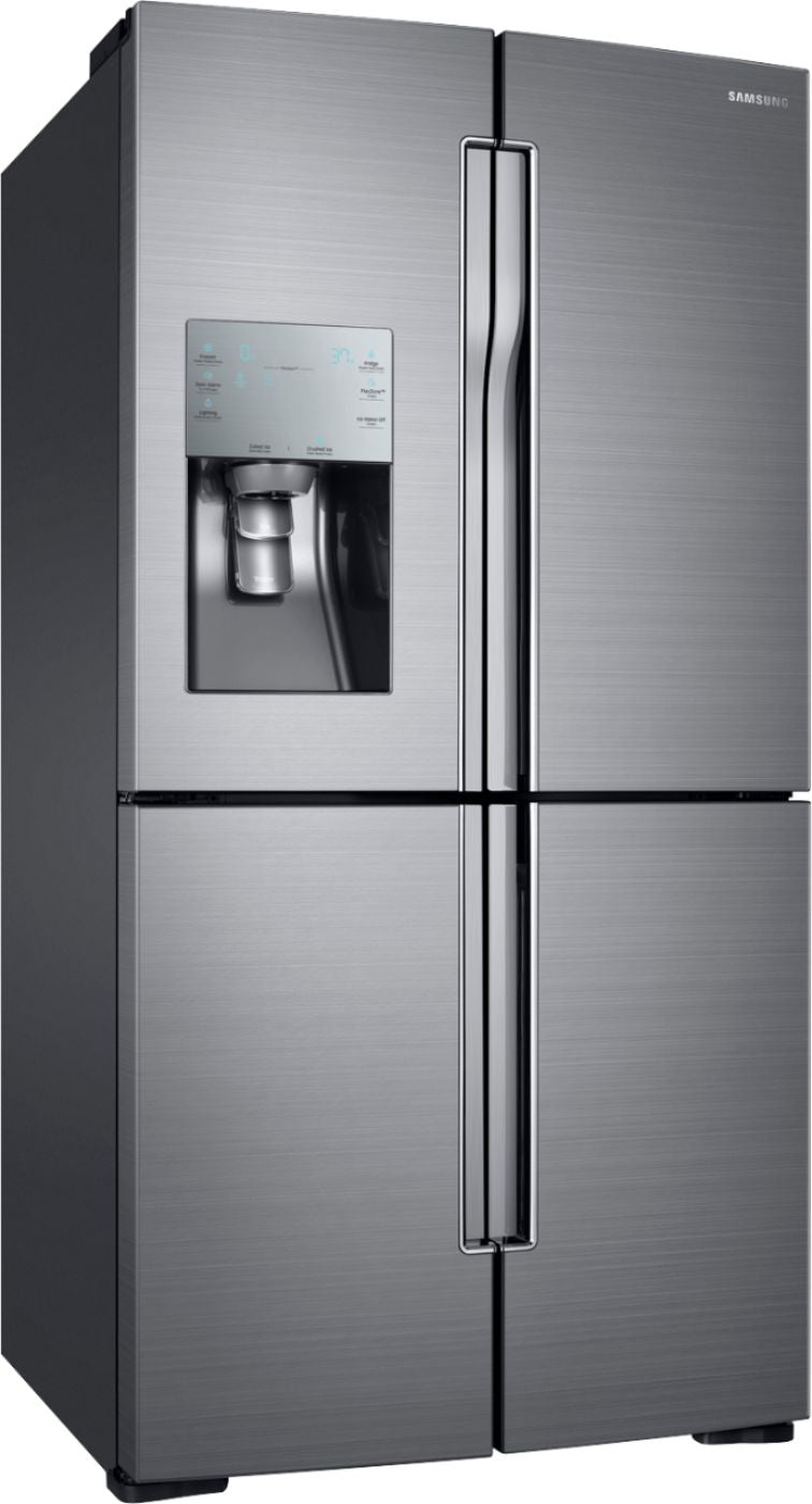 Samsung - 28.1 Cu. Ft. 4-Door Flex French Door  Fingerprint Resistant Refrigerator - Stainless steel_1