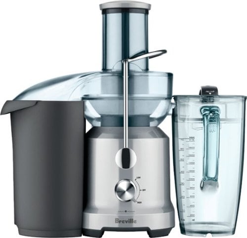 Breville - Juice Fountain® Cold Electric Juicer - Silver_0
