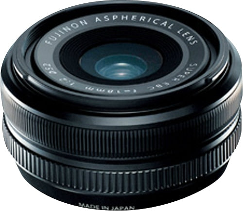 Fujifilm - XF 18mm f/2 R Pancake Lens - Black_1