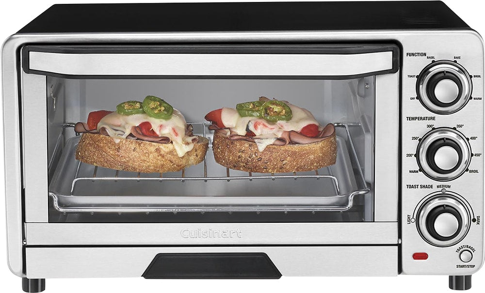 Cuisinart - Custom Classic Toaster Oven Broiler - Stainless-Steel_4