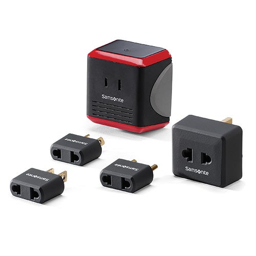 Converter/Adapter Plug Kit w/Pouch Black and Red_0