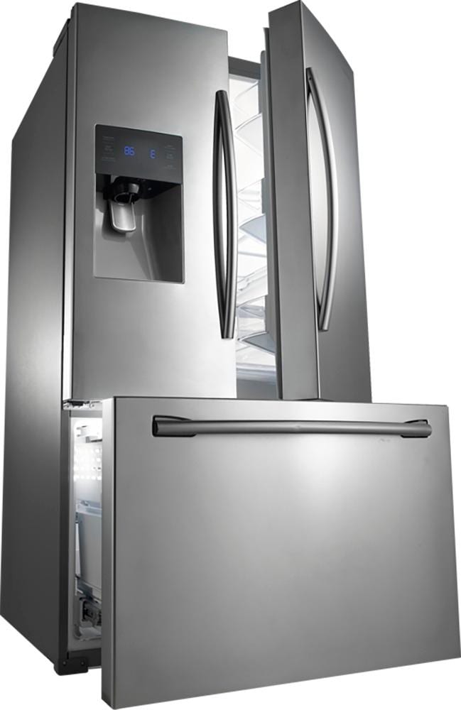Samsung - 24.6 Cu. Ft. French Door Refrigerator with Thru-the-Door Ice and Water - Stainless steel_2