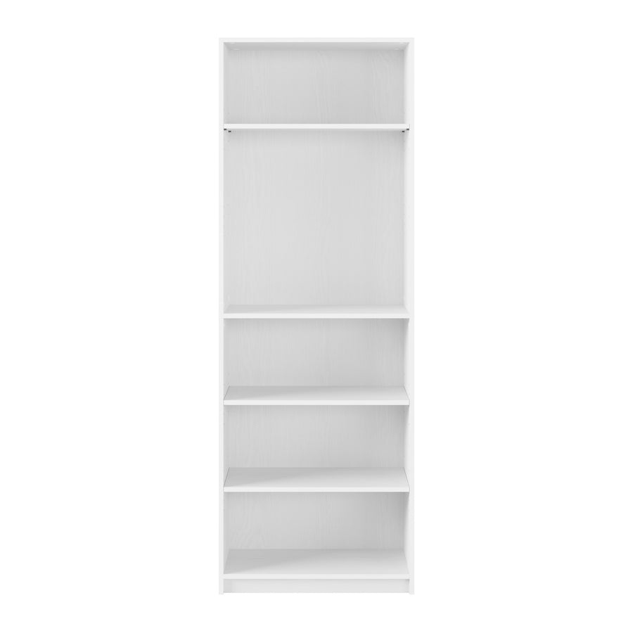 CorLiving - Teo 5-Tier Bookshelf in - White_0