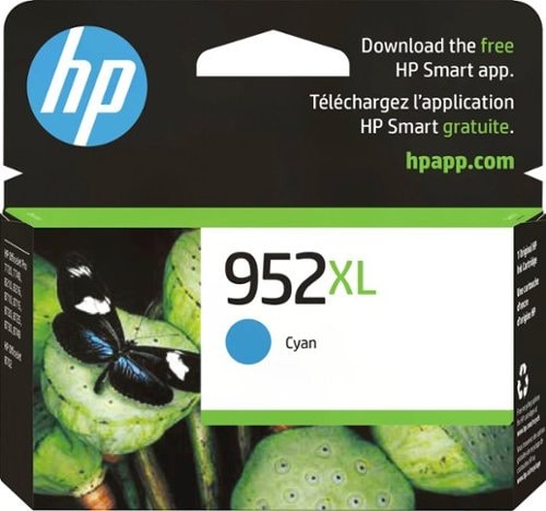 HP - 952XL High-Yield Ink Cartridge - Cyan_0
