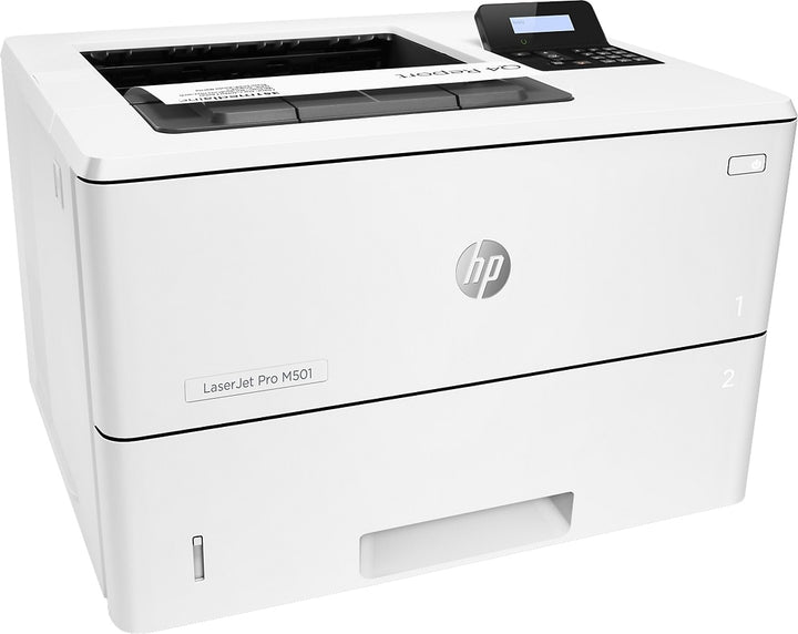 HP - LaserJet Pro M501dn Black-and-White Laser Printer - White_2