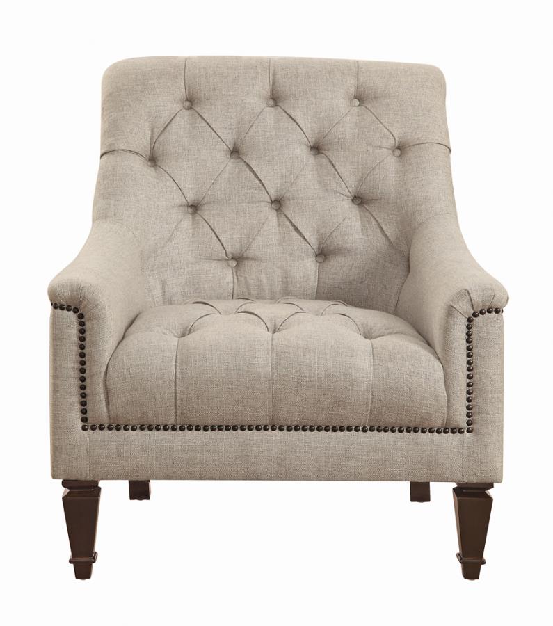 Avonlea Sloped Arm Upholstered Chair Grey_1