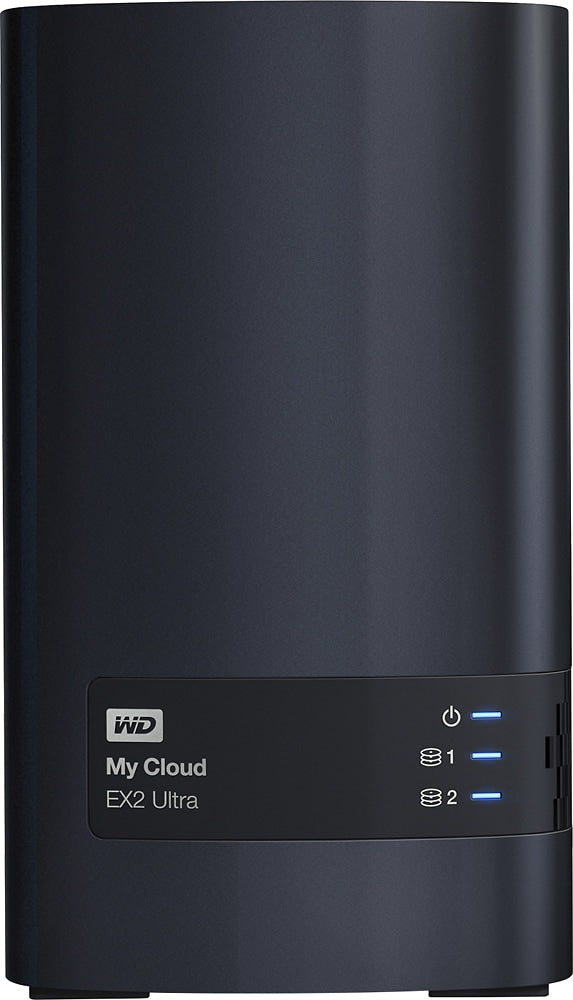 WD - My Cloud EX2 Ultra 0TB 2-Bay External Network Storage (NAS) - Charcoal_1