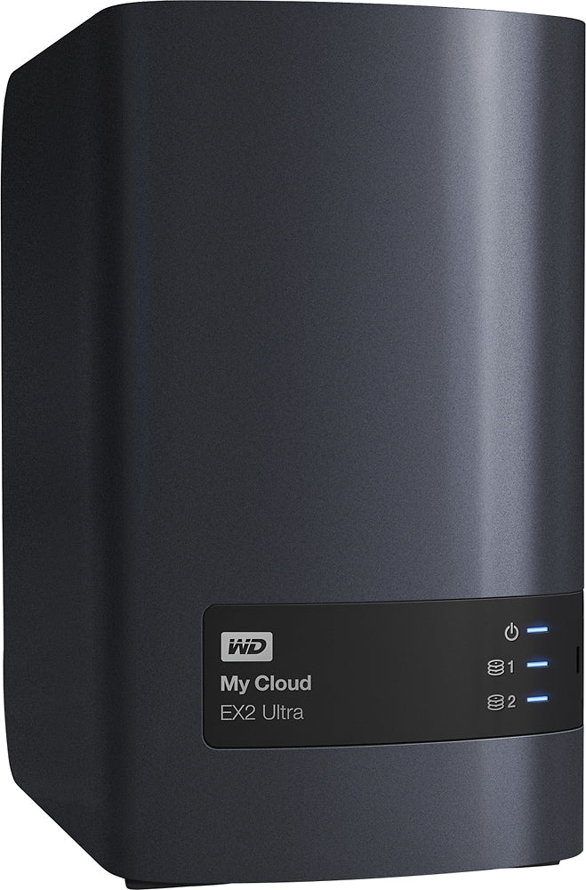 WD - My Cloud EX2 Ultra 8TB 2-Bay RAID External Network Hard Drive - Charcoal_3