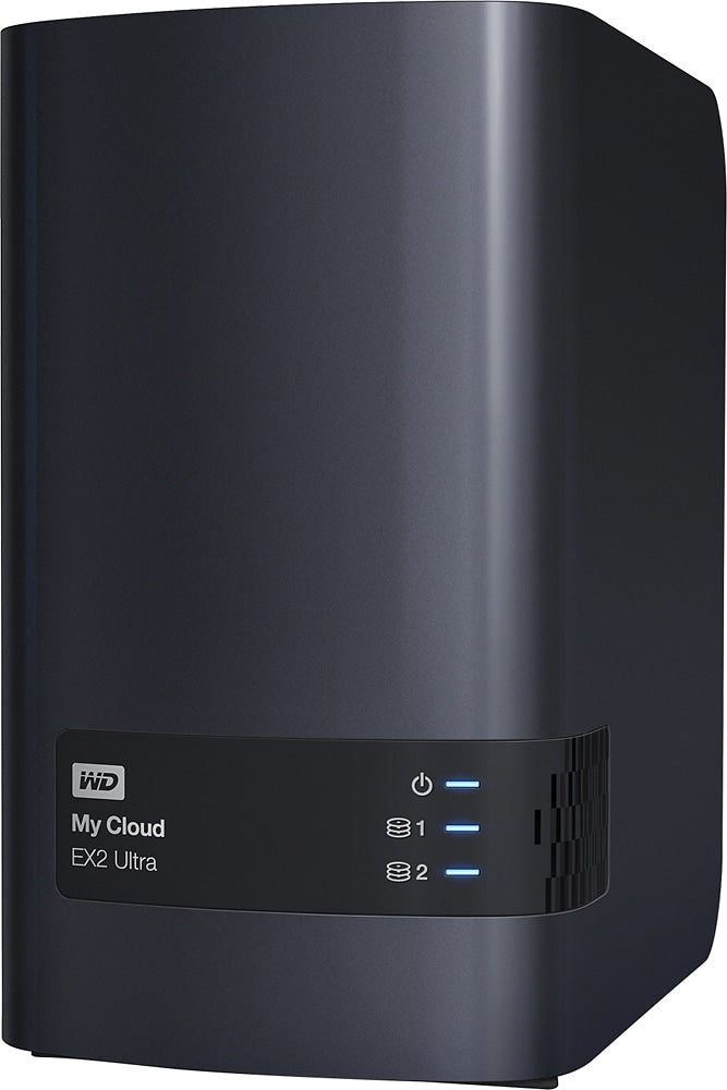 WD - My Cloud EX2 Ultra 8TB 2-Bay RAID External Network Hard Drive - Charcoal_2
