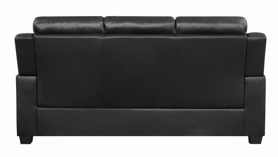 Finley Tufted Upholstered Sofa Black_5