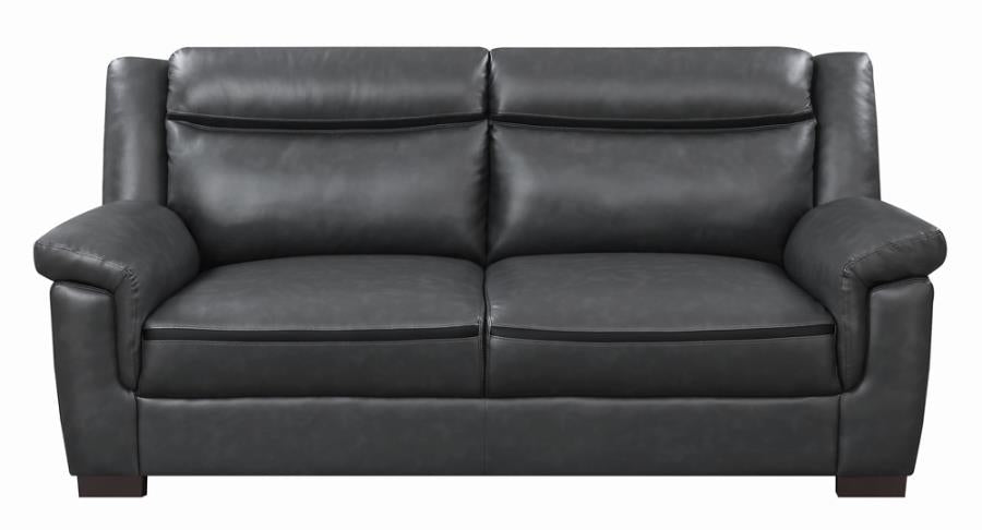 Arabella Pillow Top Upholstered Sofa Grey_2