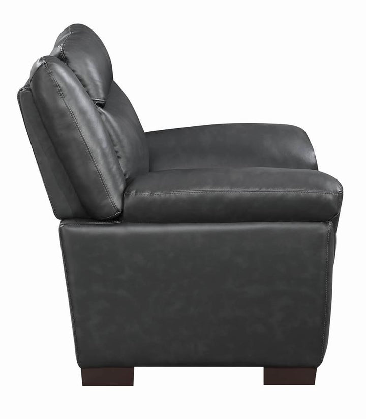 Arabella Pillow Top Upholstered Chair Grey_4