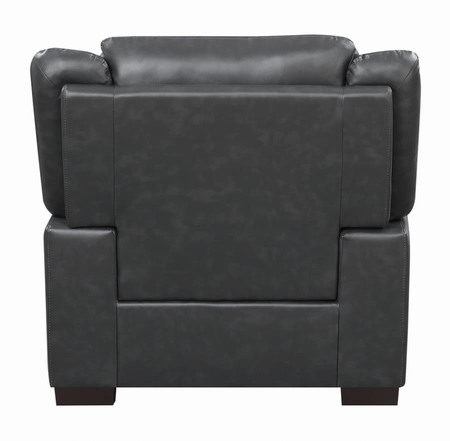 Arabella Pillow Top Upholstered Chair Grey_3