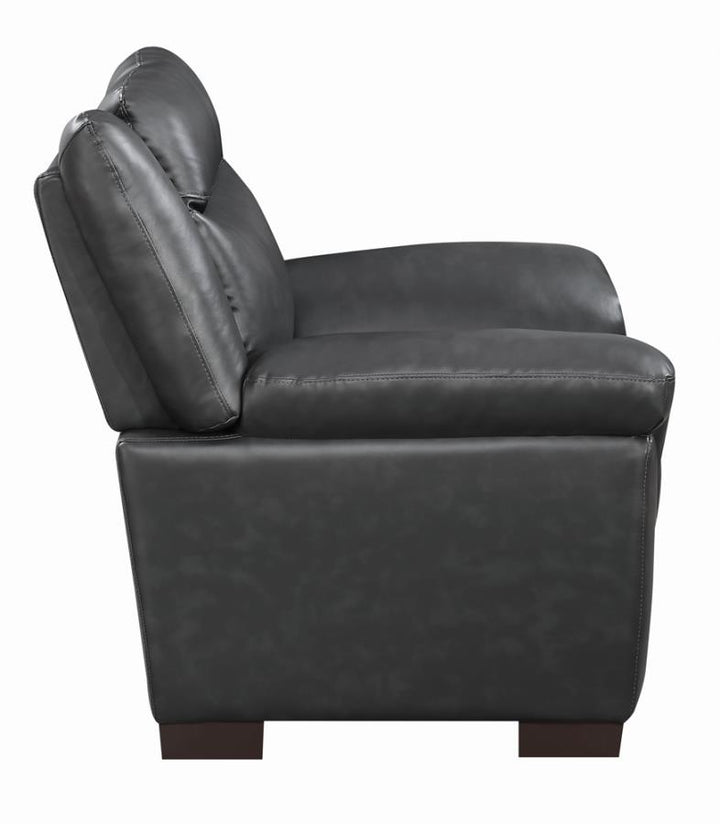 Arabella Pillow Top Upholstered Chair Grey_5